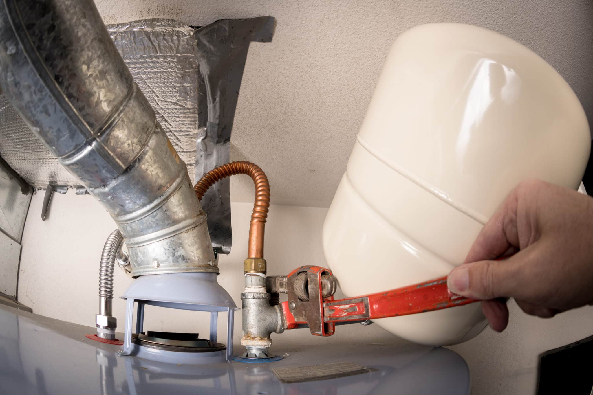 Inspecting the anode rod, Water Heater Tune-Up.